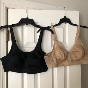 Lot (2)Cacique NWOT No Wire Cooling Bras 40C